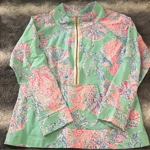 Lilly Pulitzer Skipper Half Zip Popover